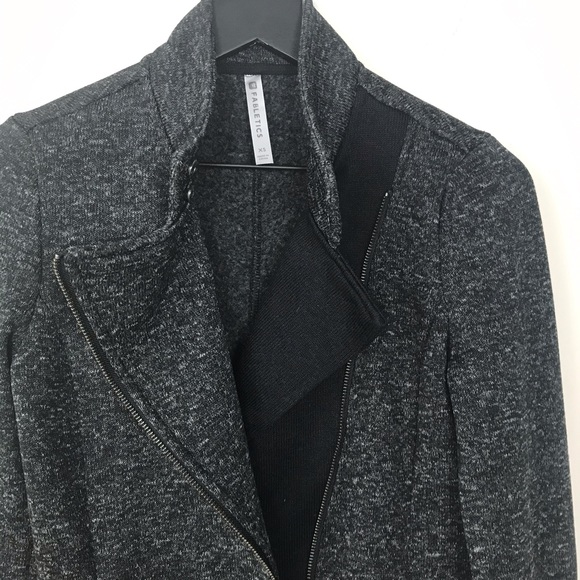 Fabletics Calypso Jacket Tweed Asymmetrical Zip XS - Picture 3 of 16
